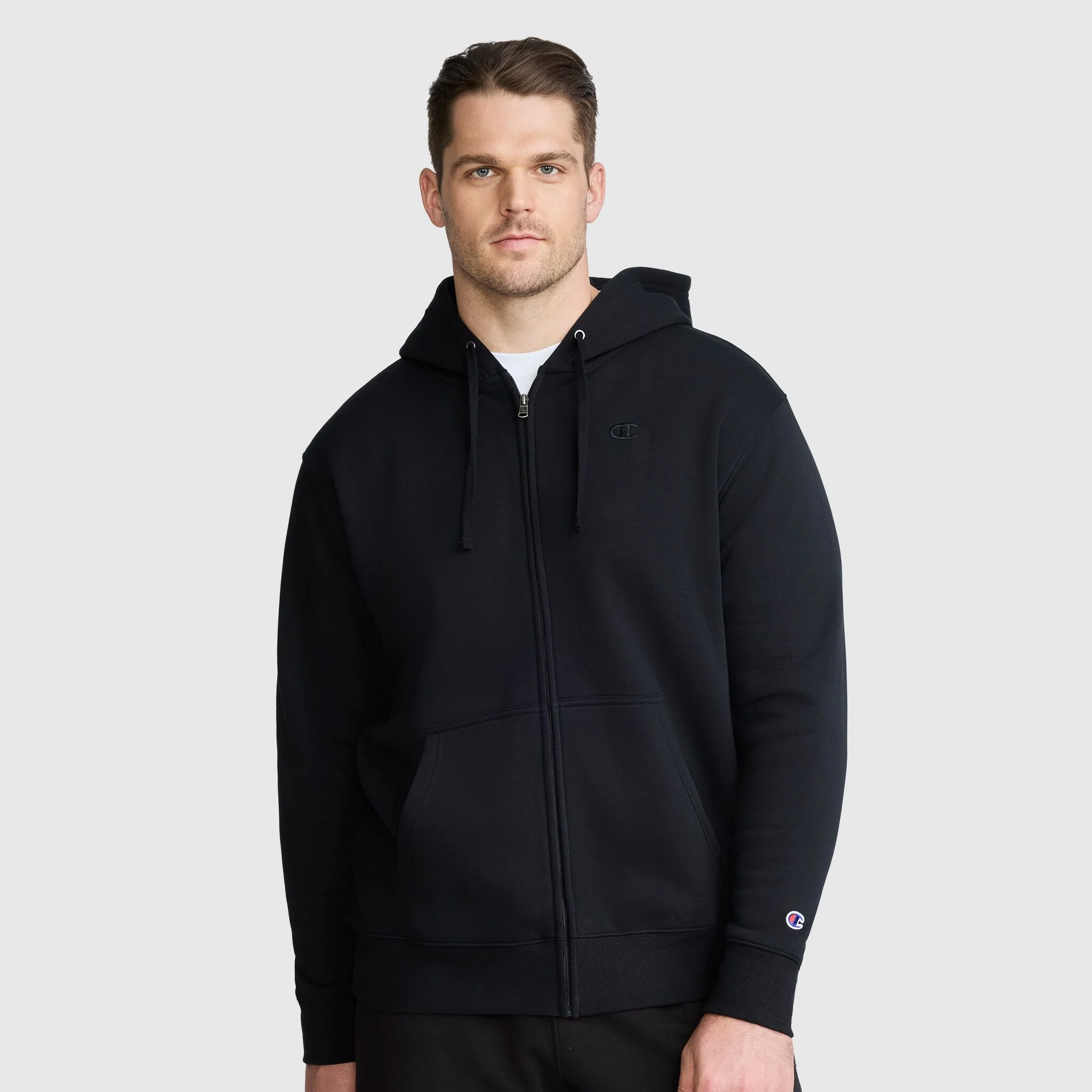Powerblend Full-Zip Hoodie. C Logo - Big & Tall