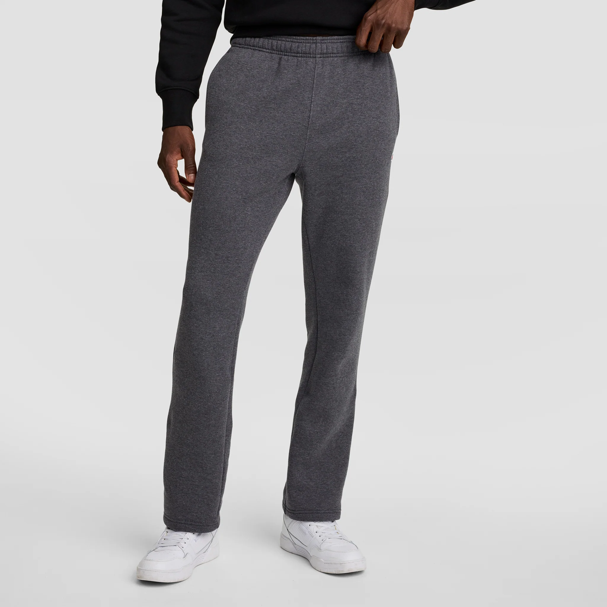 Powerblend Sweatpants. Open Hem. C Logo