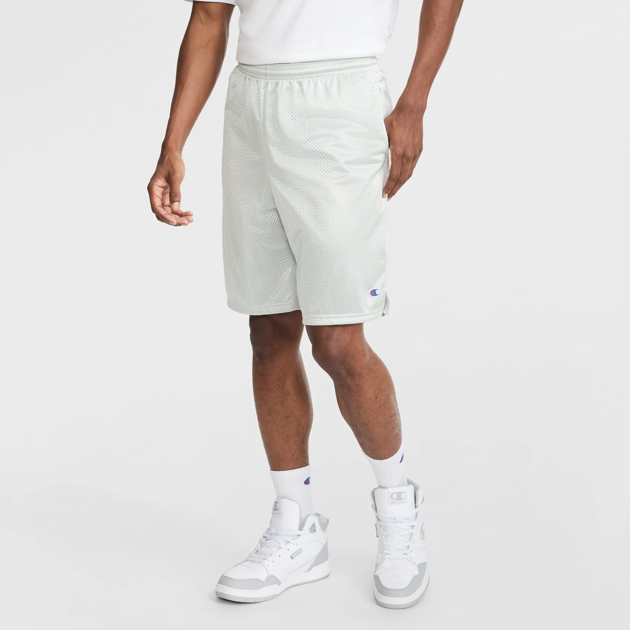 9 Classic Mesh Shorts. C Logo