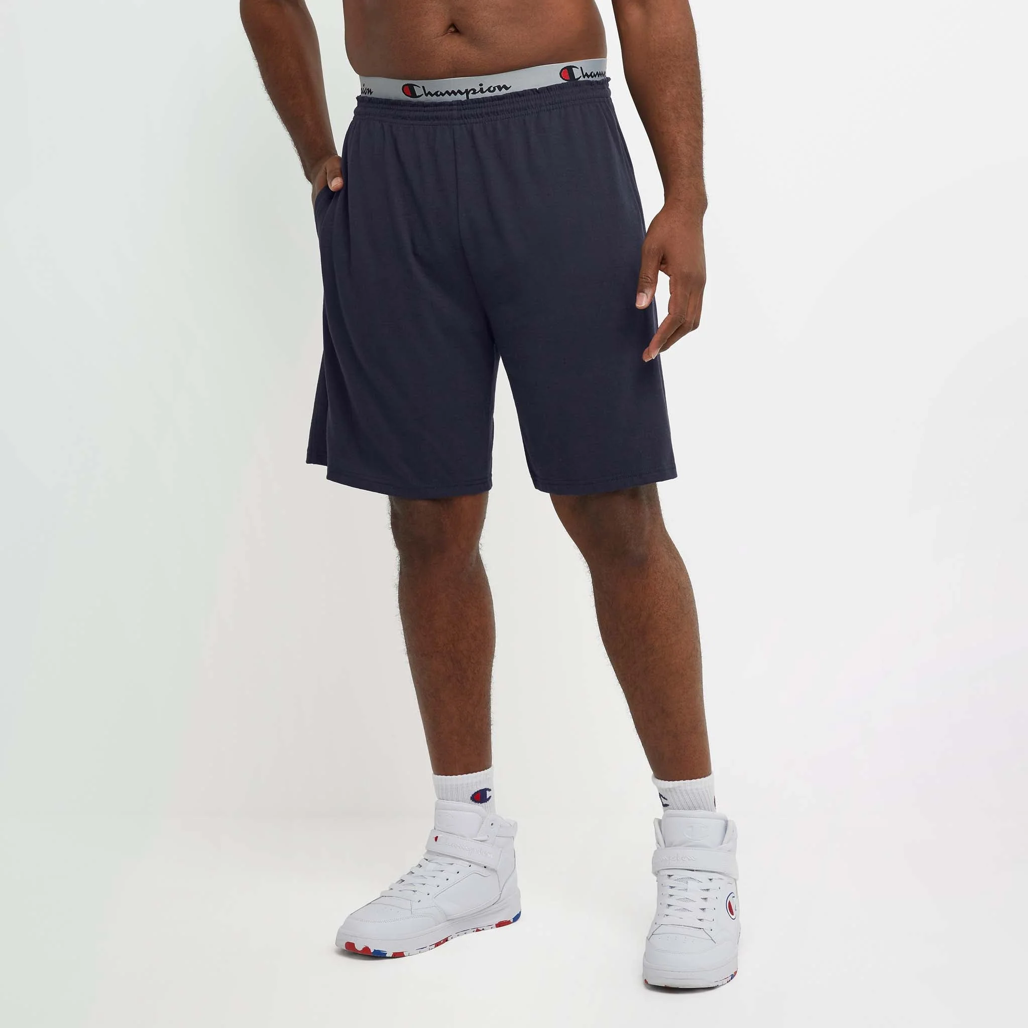 9 Lightweight Lounge Shorts. C Patch Logo - Big & Tall