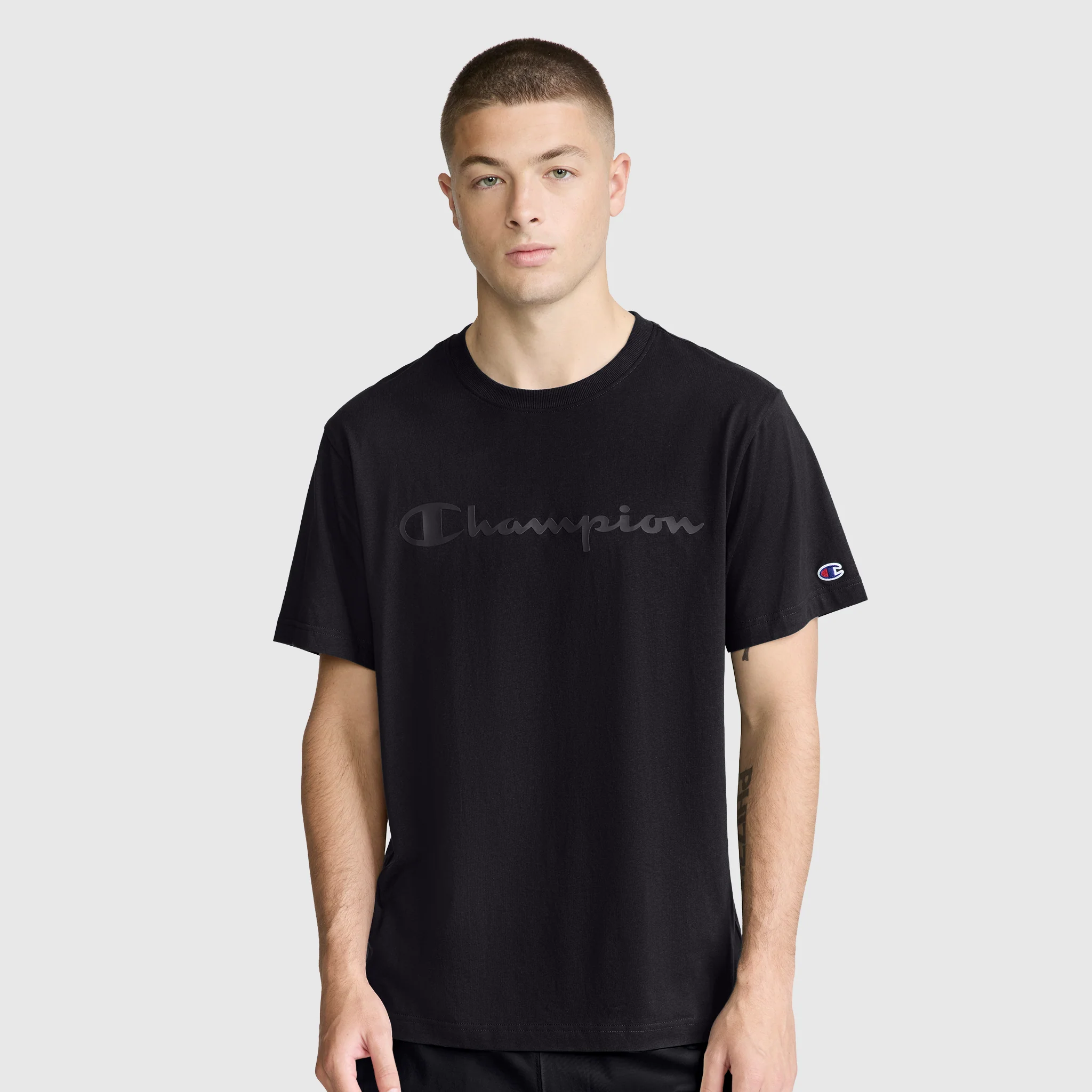 Classic Graphic T-Shirt. Tonal Script Logo