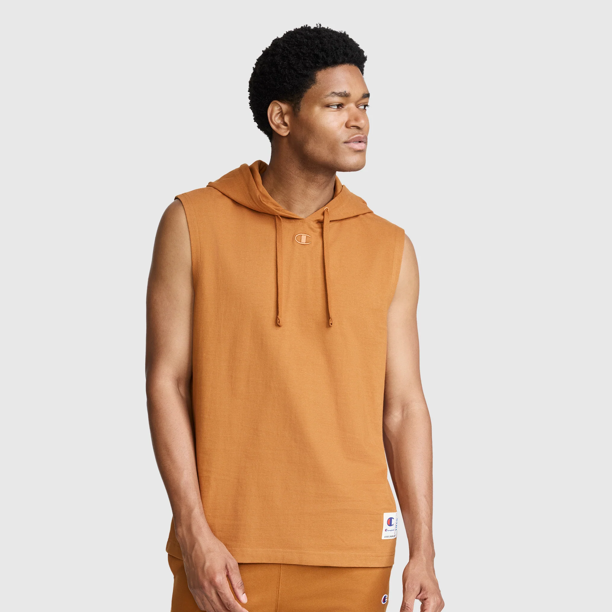 Jersey Sleeveless Hoodie. C Logo
