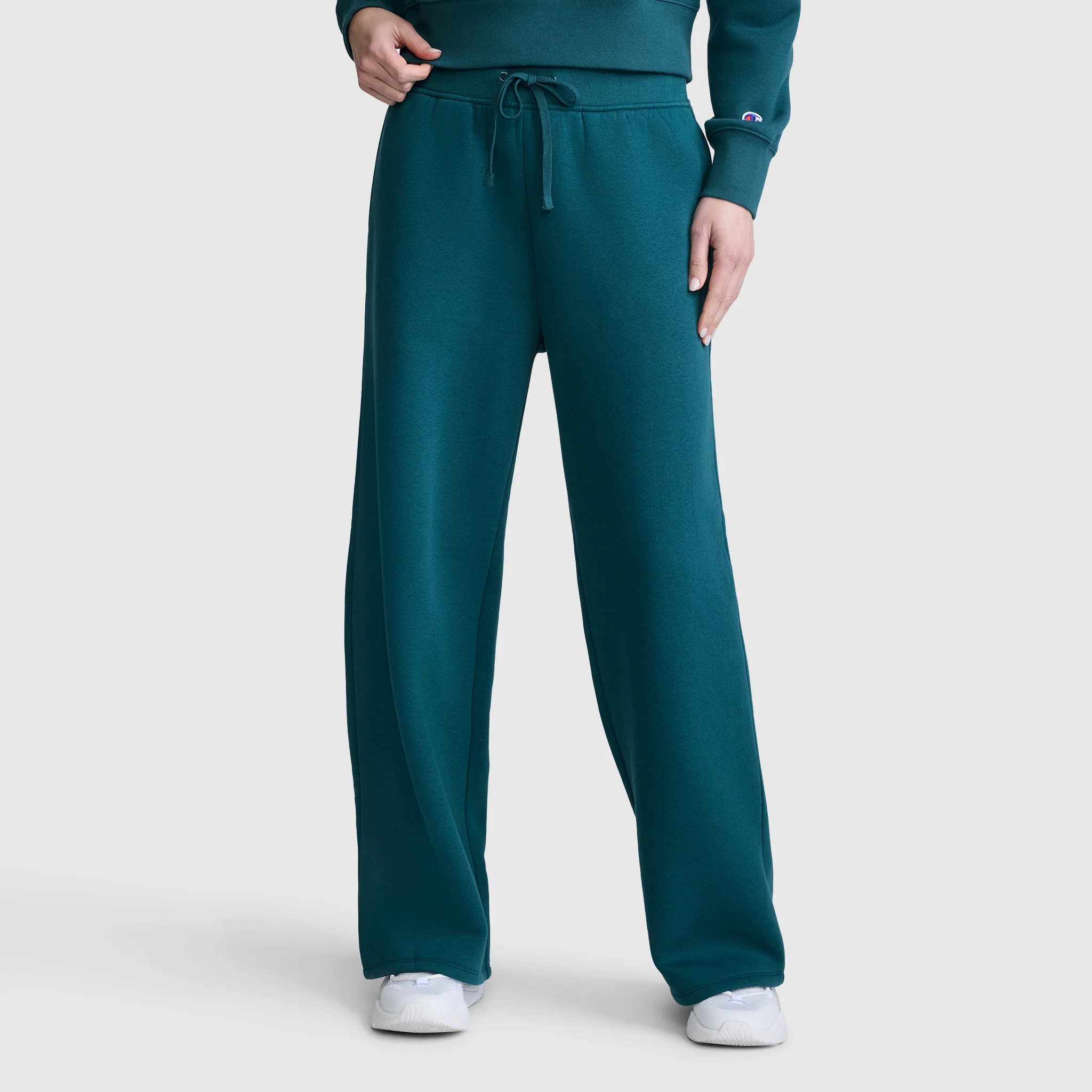 Wide Leg Fleece Sweatpants. C Logo