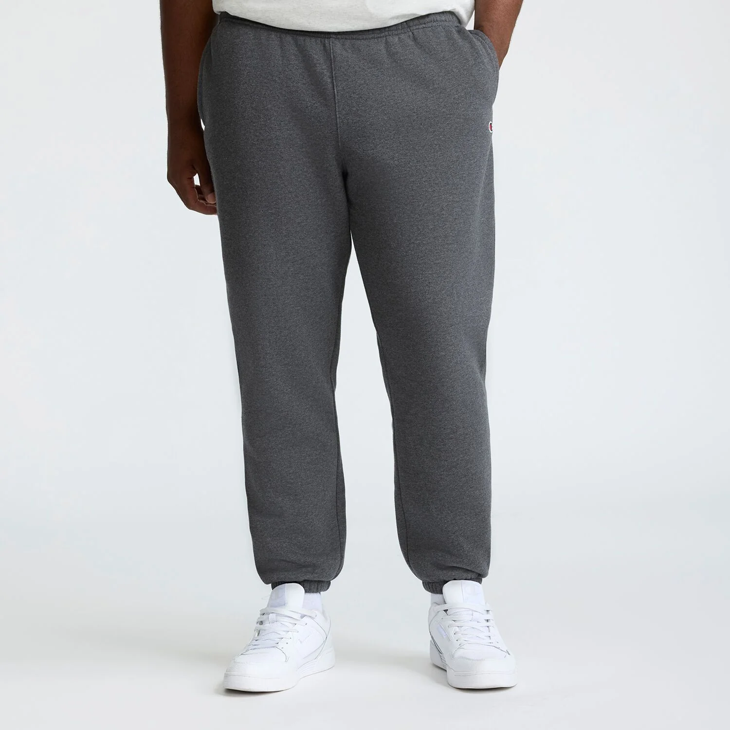 Powerblend Sweatpants. Cinched Bottom. C Logo - Big & Tall